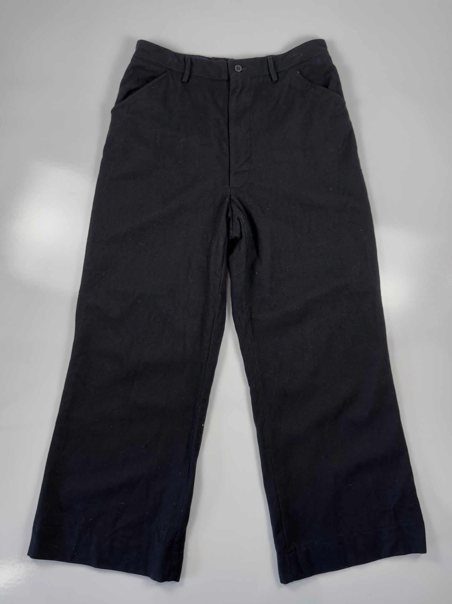 Vintage Wide Leg Officer Trousers